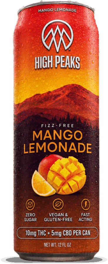 High Peaks Mango Lemonade can