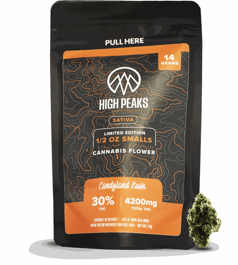 High Peaks Candyland Kush Smalls 14g Flower
