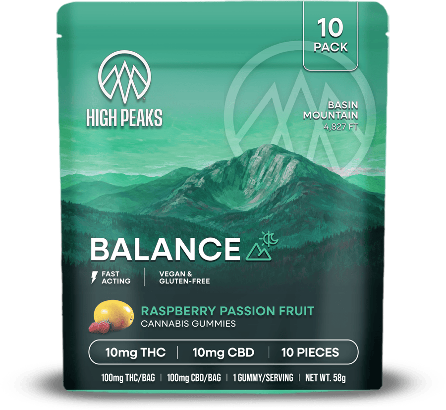 High Peaks Balance: Raspberry Passion Fruit Gummies
