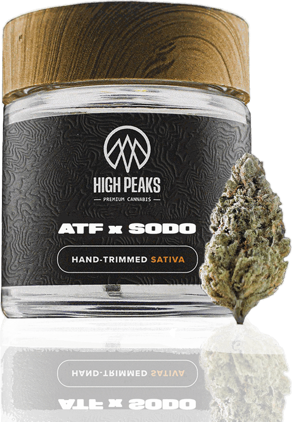 High Peaks ATF X SODO Flower, current packaging