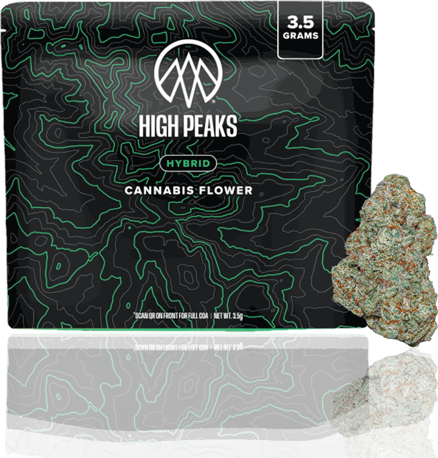 High Peaks George Clinton Flower, current packaging