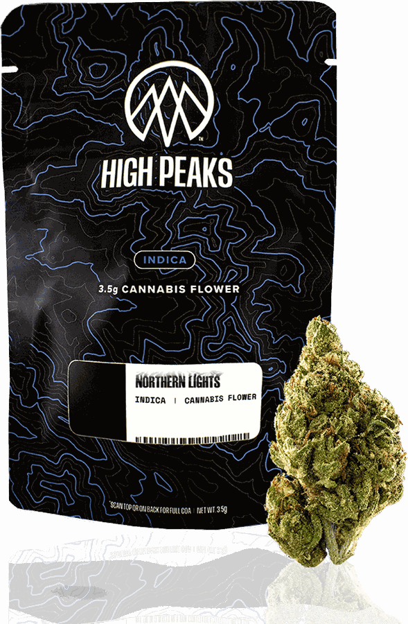 High Peaks Northern Lights Flower, current packaging