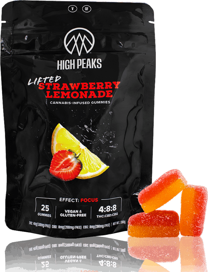 High Peaks Lifted Strawberry Lemonade Gummies
