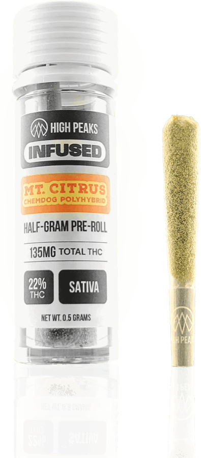 High Peaks Infused MT. Citrus: Cannabis Pre-Rolls