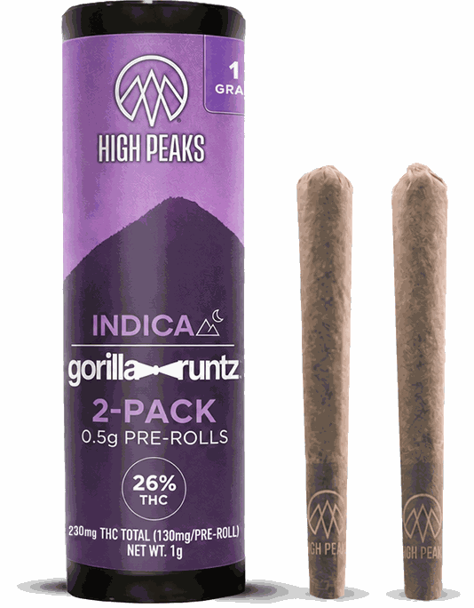 High Peaks Gorilla Runtz Pre-Rolls