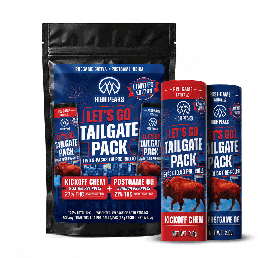 High Peaks Let's Go Tailgate Pack Pre-Rolls