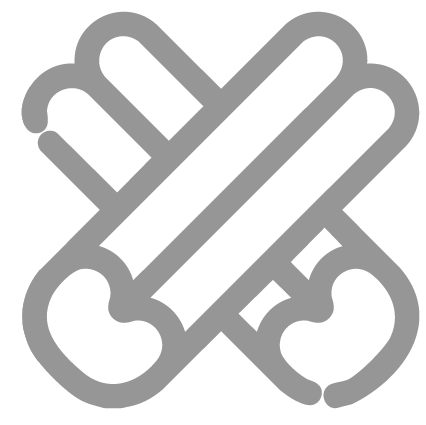 vector icon of 2 cinnamon sticks crossing