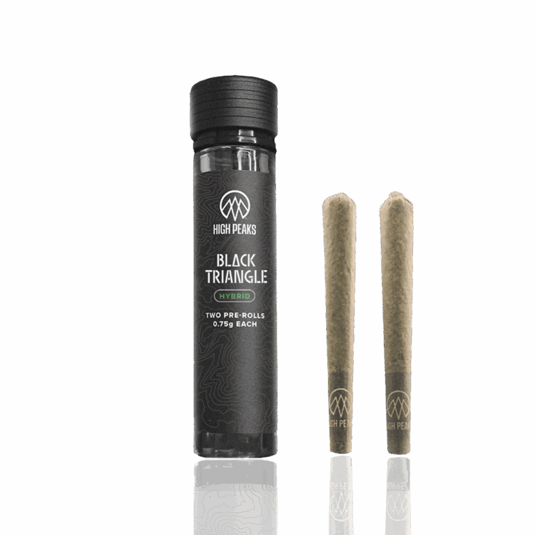 high peaks pre rolls strain Black Triangle