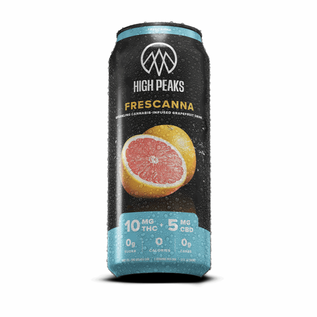 High Peaks frescanna grapefruit drink can
