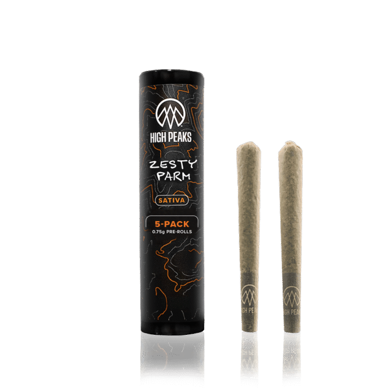 High Peaks zesty-parm-5-pack-pre-rolls
