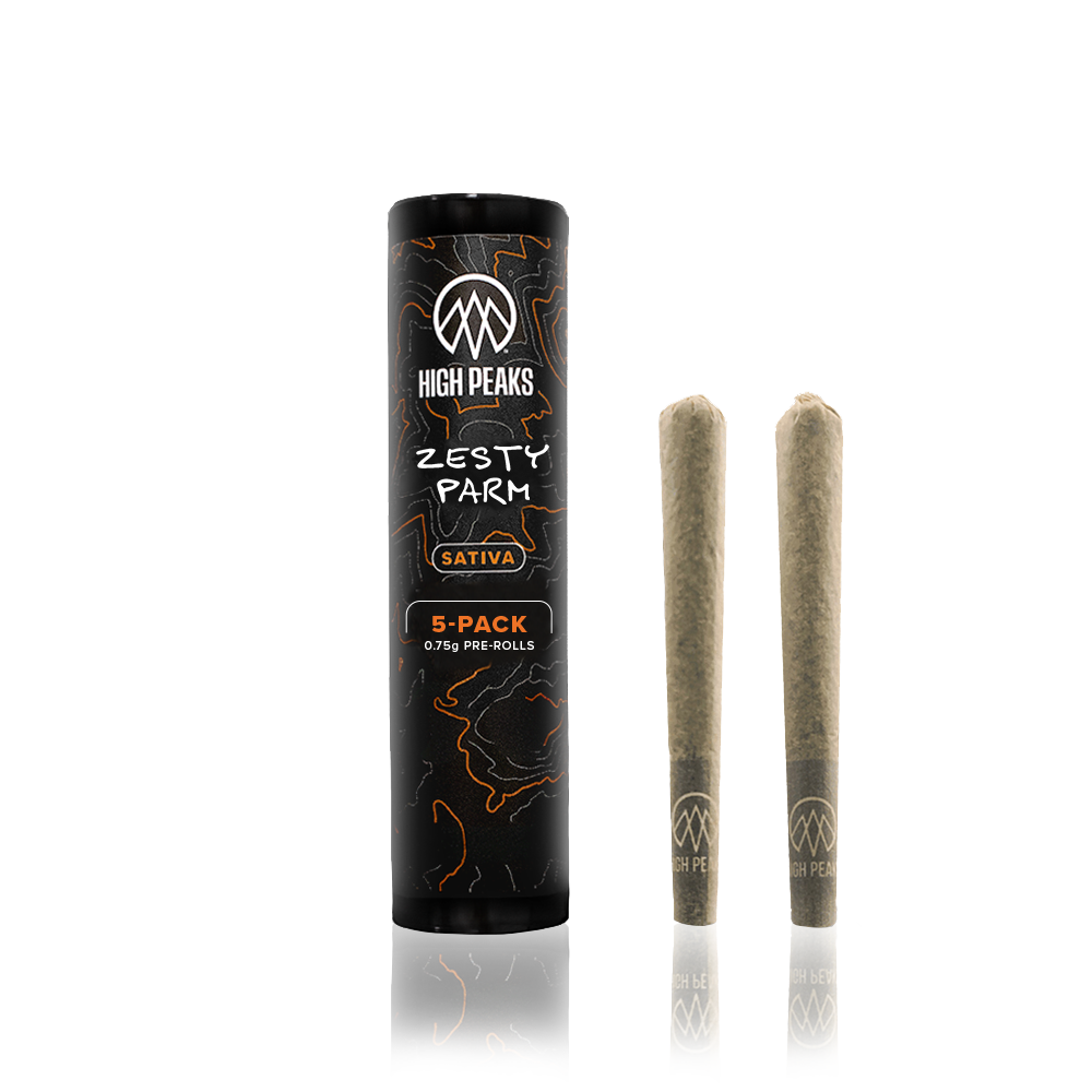 High Peaks zesty-parm-5-pack-pre-rolls