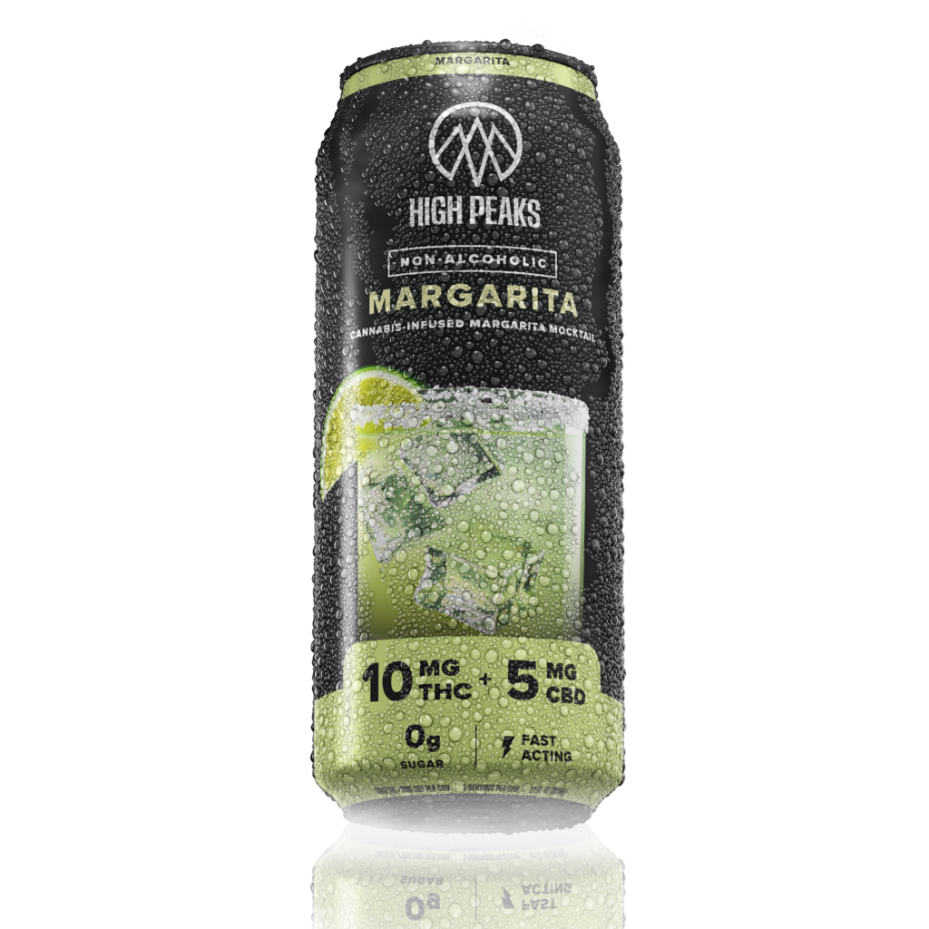 High peaks margarita can on transparent background
