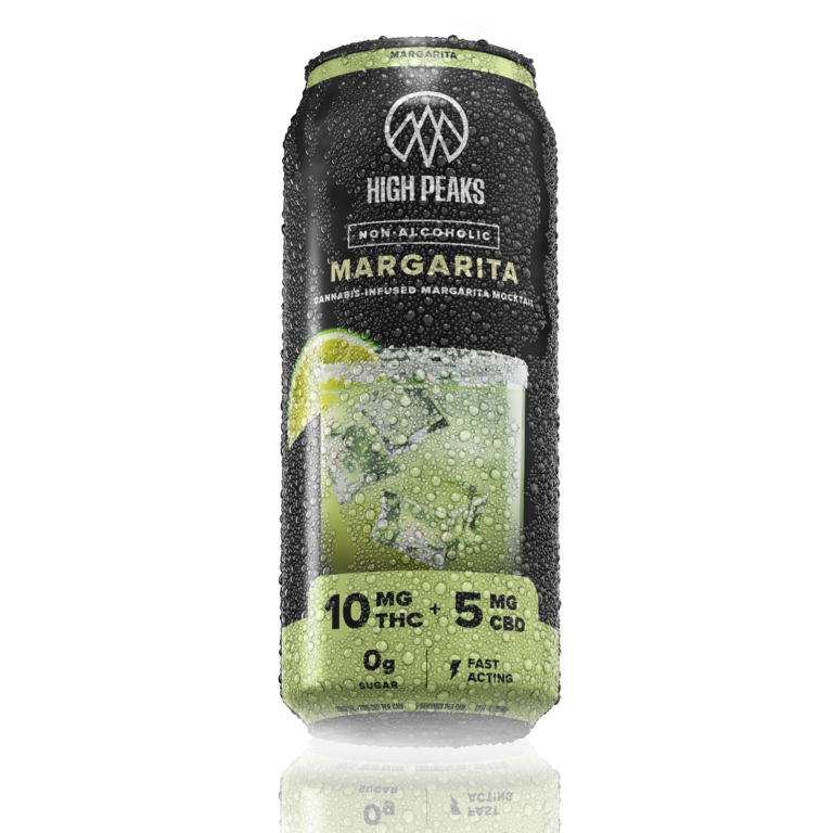High peaks margarita can on transparent background
